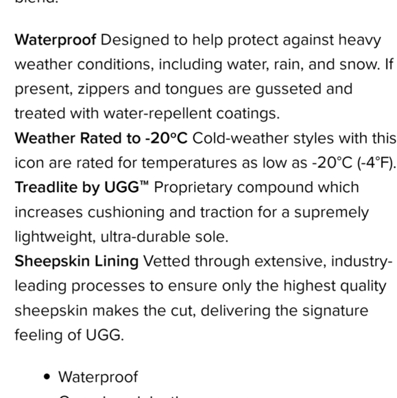 NEW UGG CLASSIC CLEAR WEATHER PROOF BOOTS $159 - Picture 7 of 15